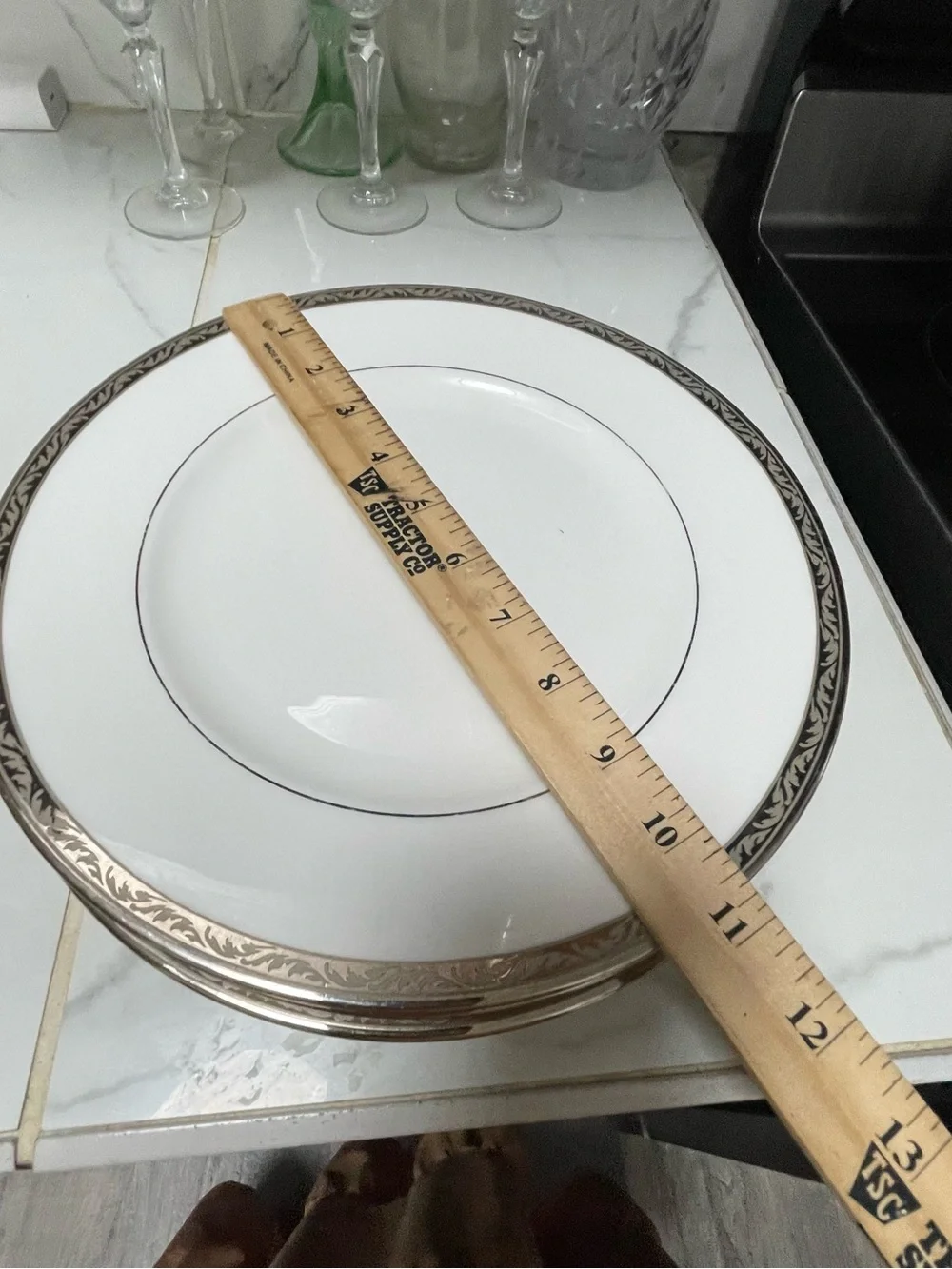 5 Lenox ~ Landmark Platinum Millennium Edition ~ Dinner Plate ~
